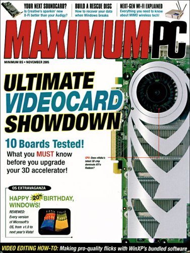 Maximum PC Magazine Subscription