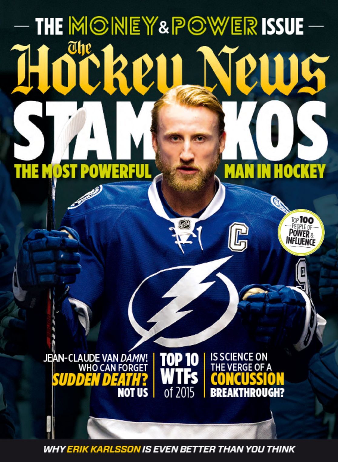 10367 The Hockey News Cover 2016 January Issue 