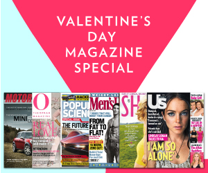 His and Hers Magazine Deals Starting at 38¢ an Issue!