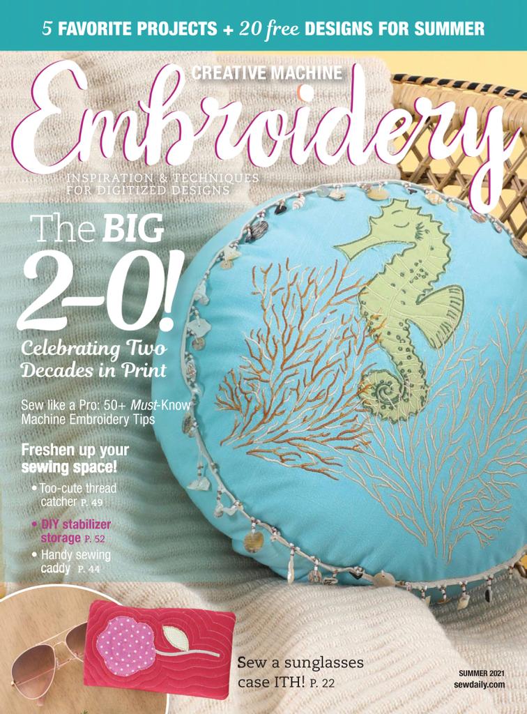 Creative Machine Embroidery Magazine Subscription Discount