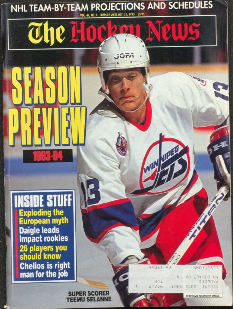 Wayne Gretzky 1993-94 Los Angeles Kings Media Guide 93 Campbell
