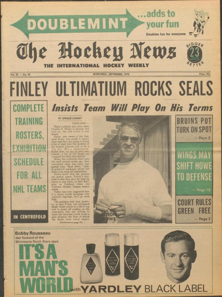 1967-68 Tim Ecclestone Game Worn St. Louis Blues Jersey. Hockey, Lot  #82441