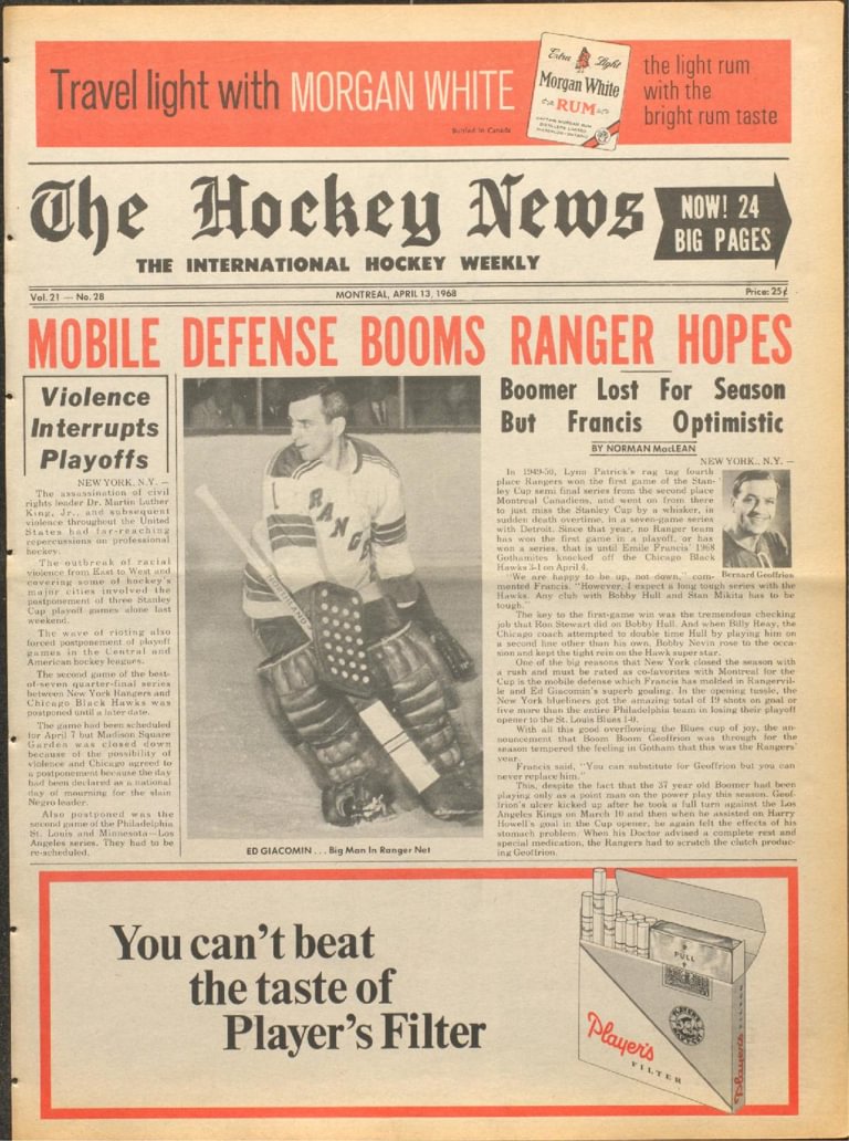 Retro Red Wings When Crozier Bested Bernier With 56 Saves
