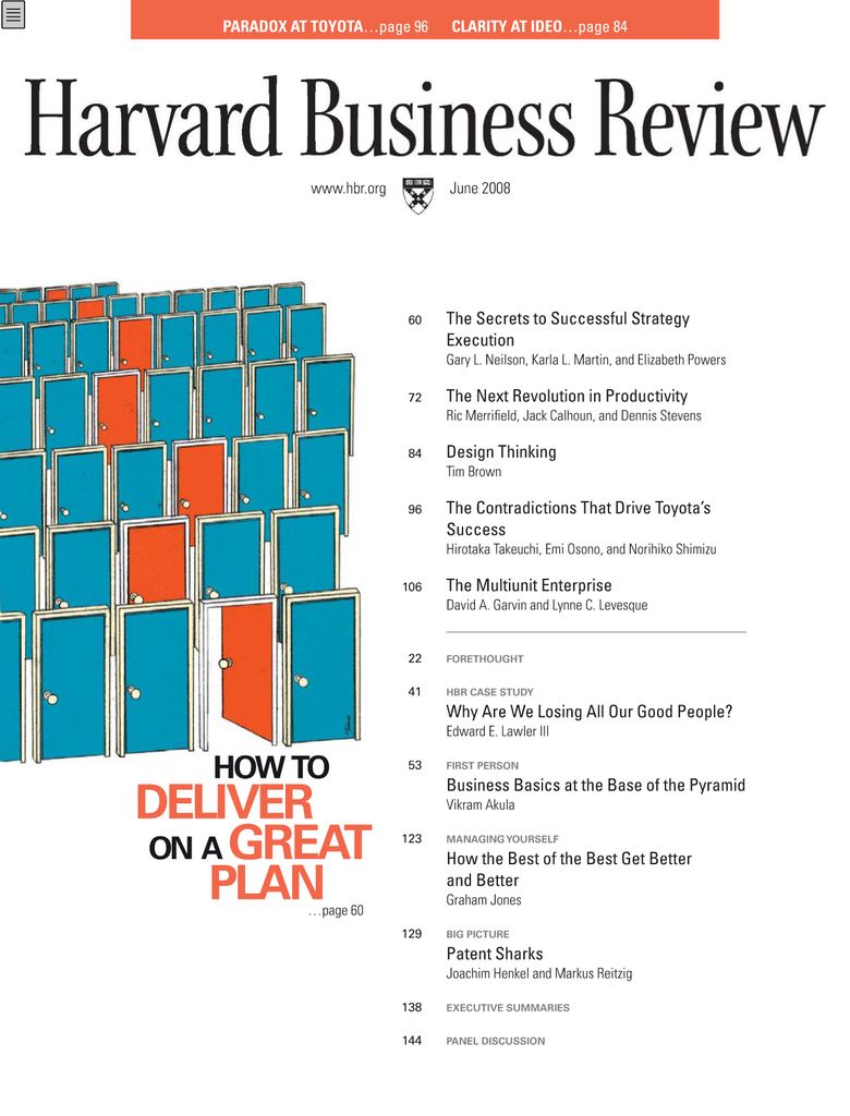 case studies harvard business review