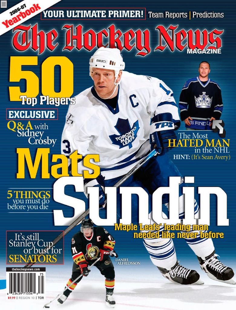 348767 The Hockey News Cover 2006 August 11 Issue 