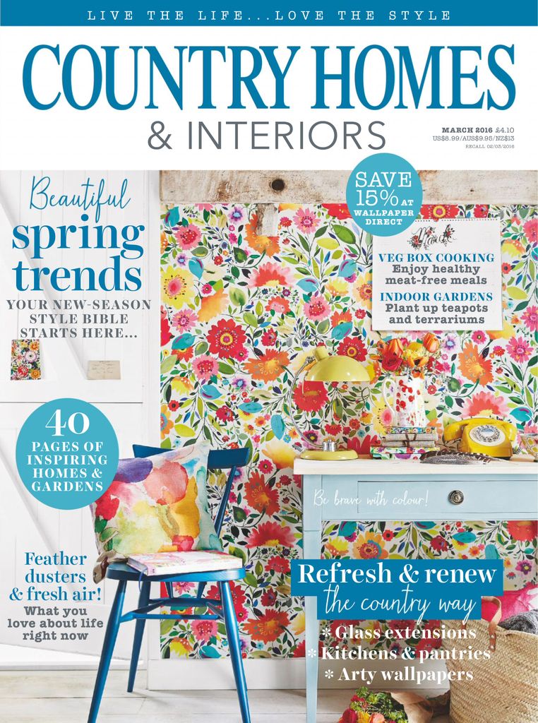 Country Homes & Interiors March 2016 (Digital) - DiscountMags.com