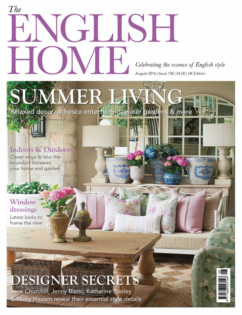 The English Home August 2016 (Digital) - DiscountMags.com
