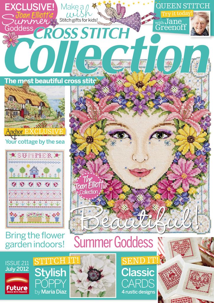 Cross Stitch Collection Back Issue July 2012 (Digital) - DiscountMags.com