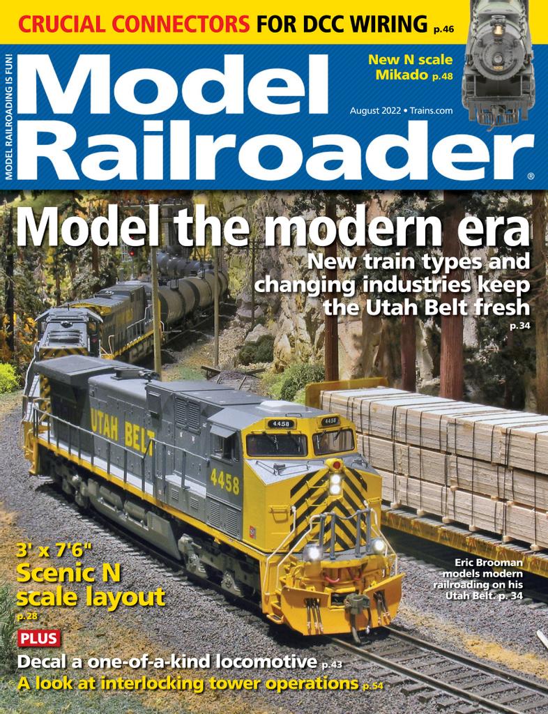 Model Railroader Magazine August 2018 Selecting the Right DCC System 