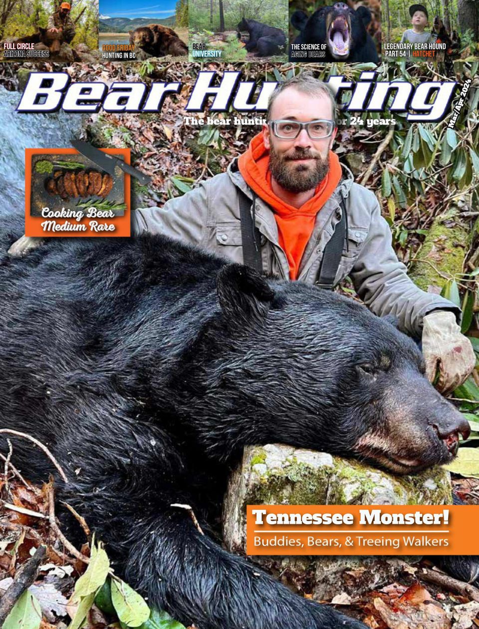 Bear Hunting Magazine Subscription, 6 Issues, Hunting & Fishing