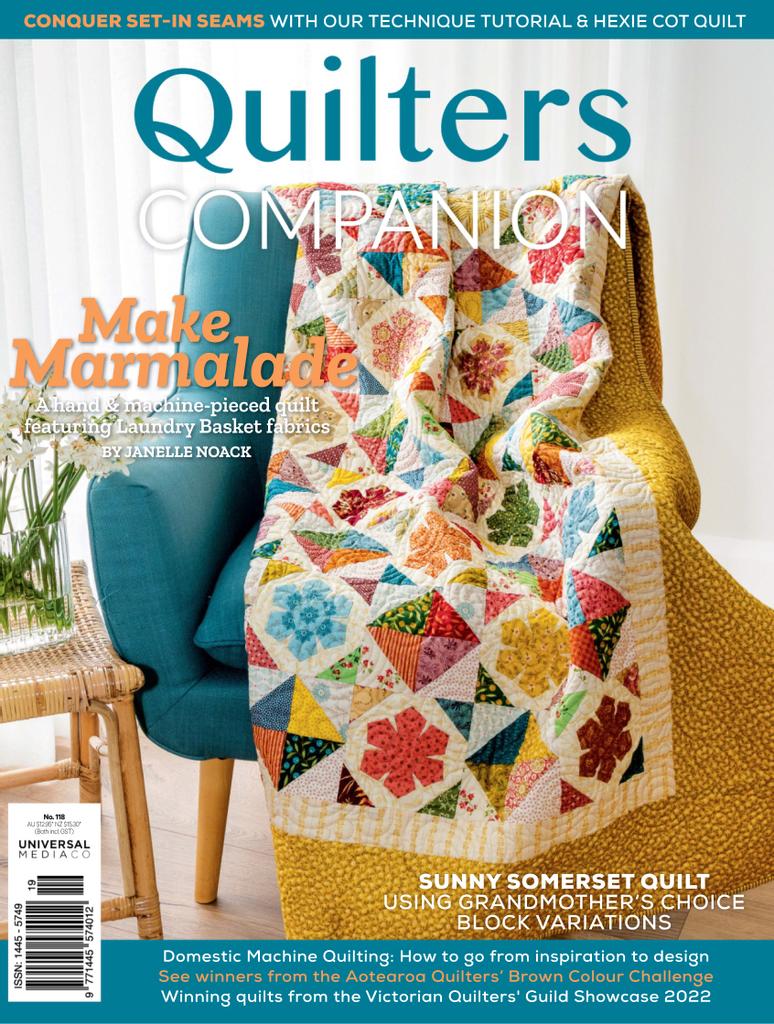 Quilters Issue 122, 2023 – The new 2023 Block of the Month See more