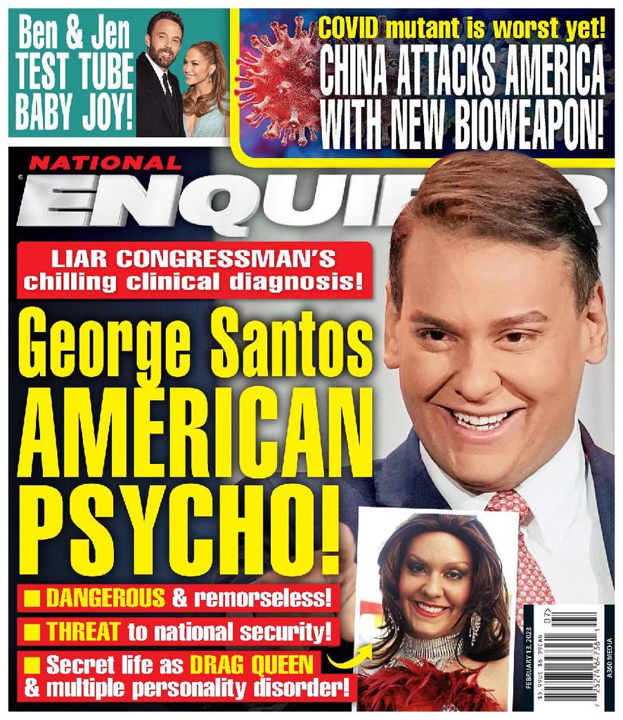 3d Lesbian Selena Gomez - National Enquirer February 13, 2023 (Digital) - DiscountMags.com