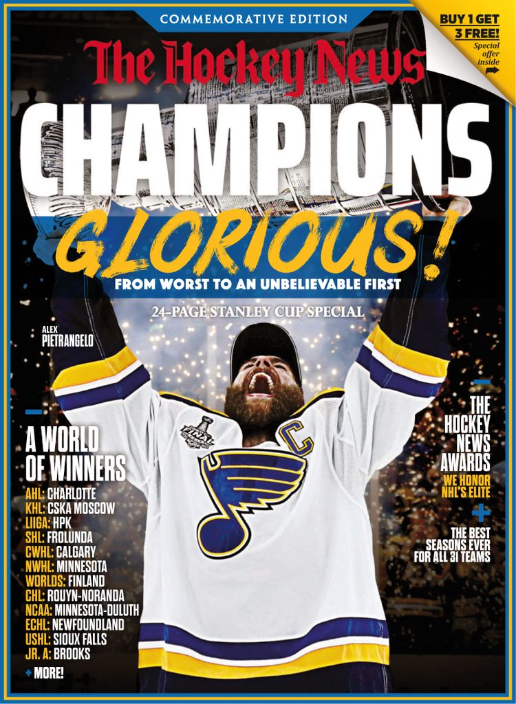 10367 The Hockey News Cover 2019 June 19 Issue 