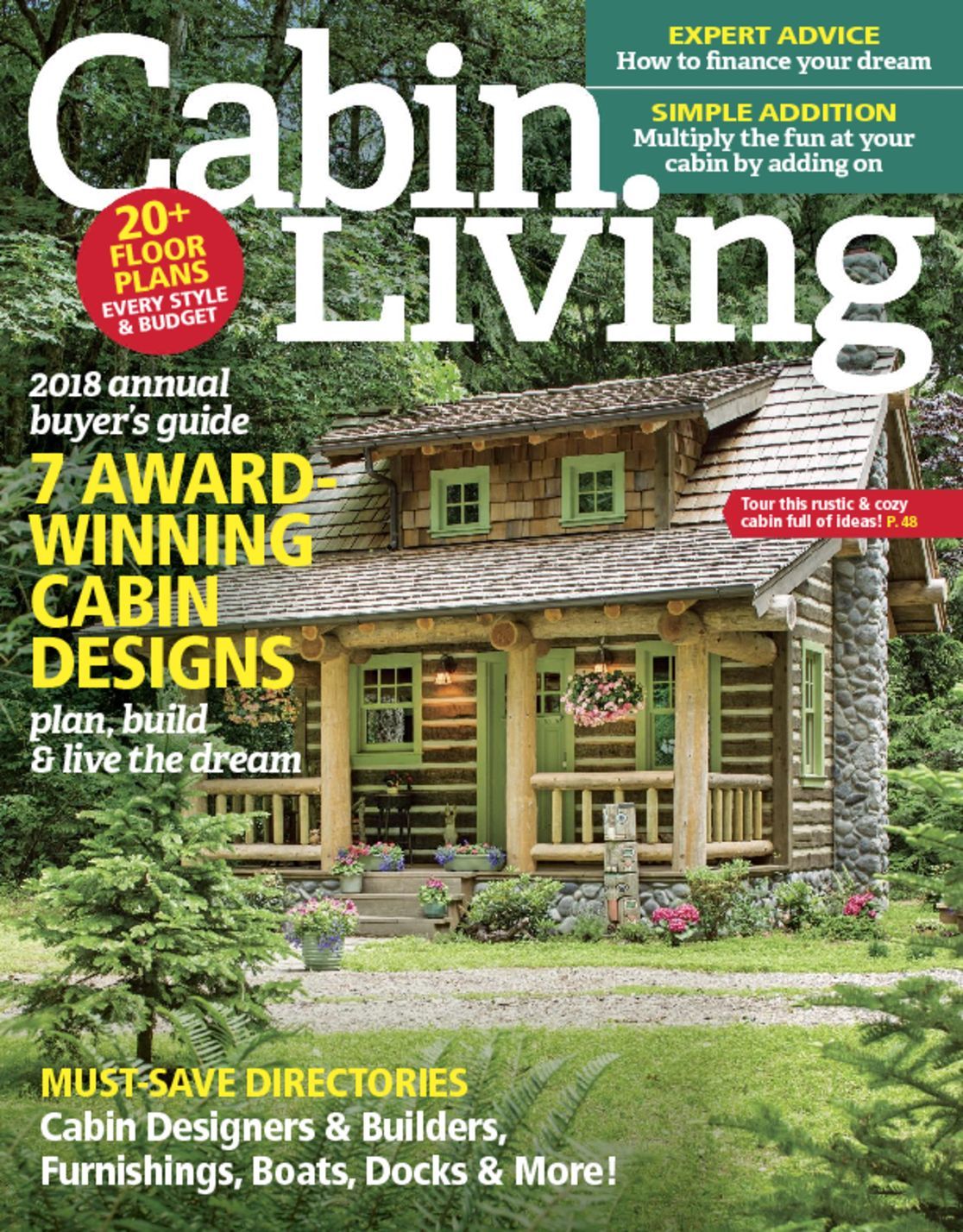  Cabin  Living  Magazine  DiscountMags com