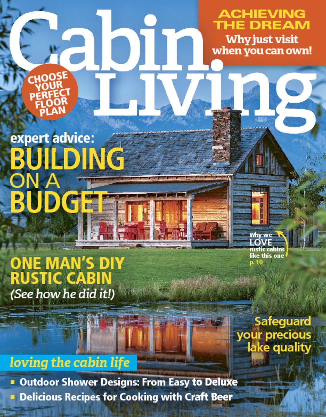  Cabin  Living  Magazine  DiscountMags com