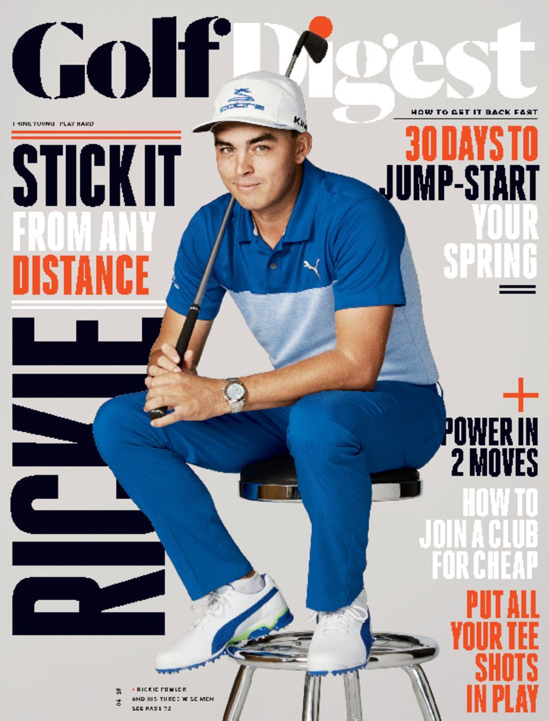 4732 Golf Digest Cover 2016 March Issue 