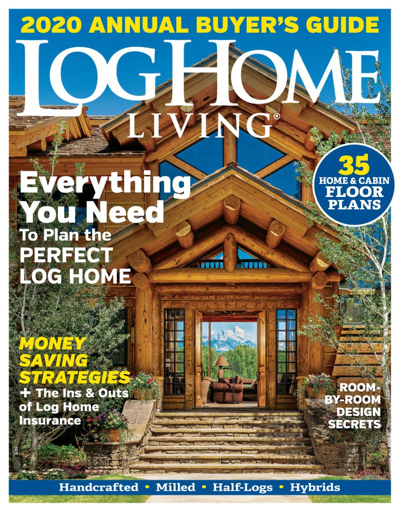 4916 Log Home Living Cover 2019 September 3 Issue 