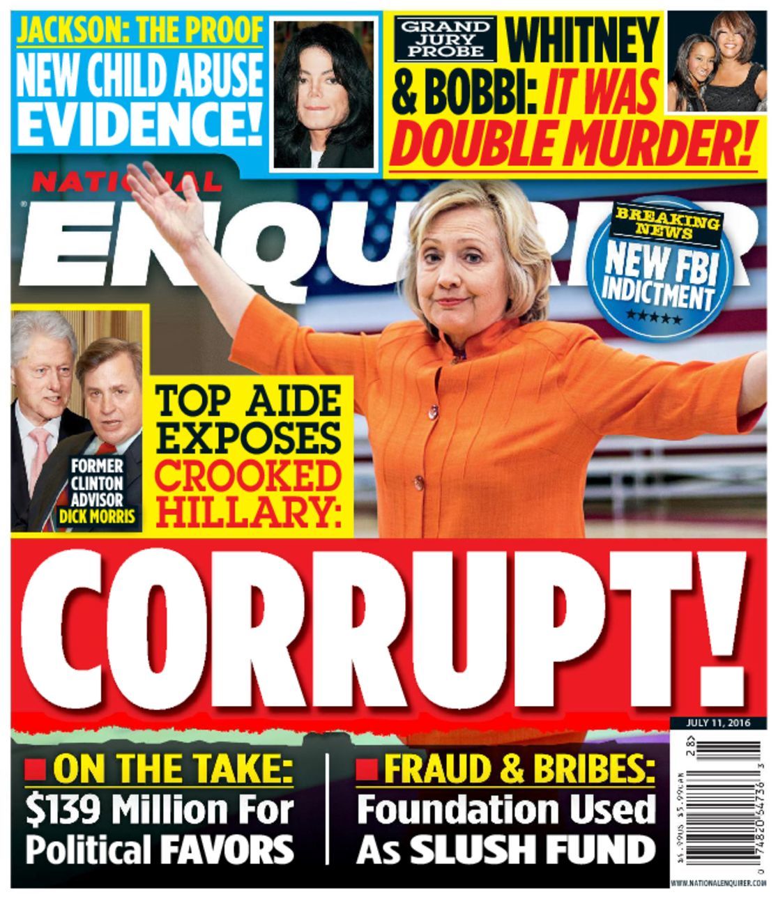 National Enquirers New Bombshell: Hillarys an Evil 