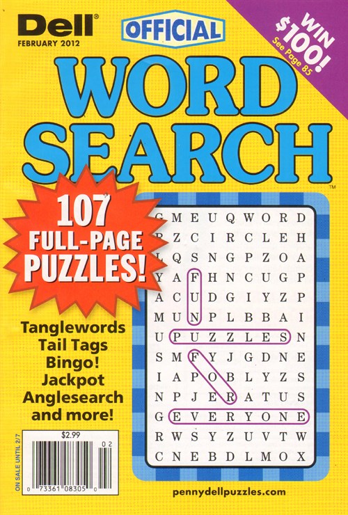 Best Price for Dell Official Word Search Puzzles Magazine Subscription