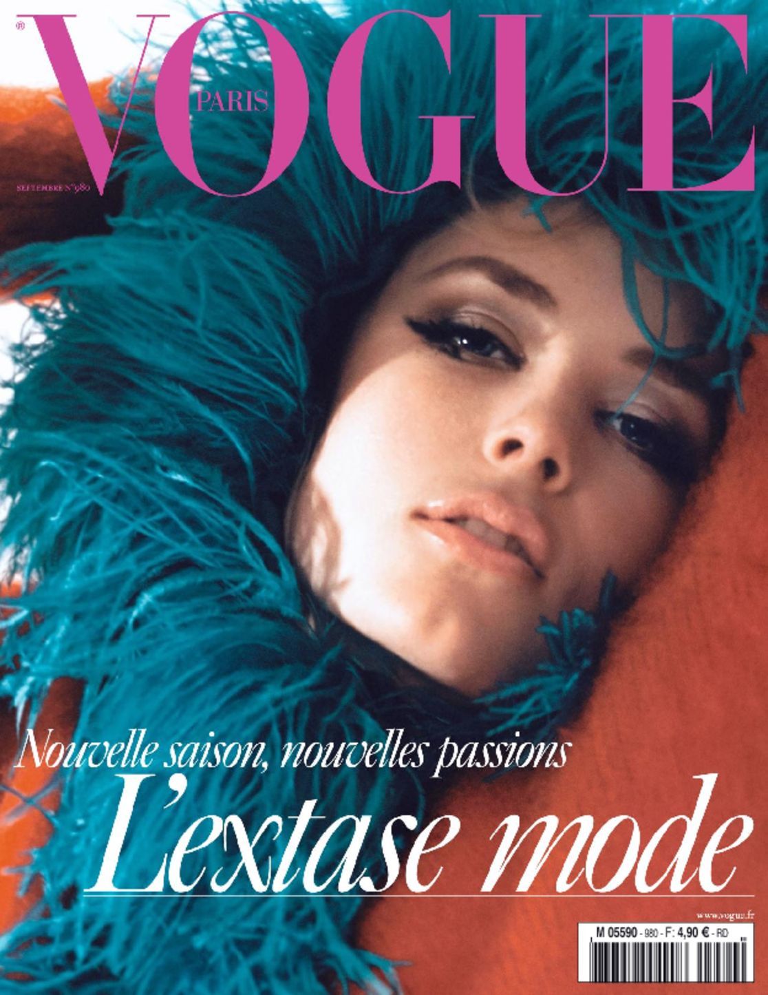 Zuzanna Bijoch Wears Lingerie as Outerwear for Vogue Paris 